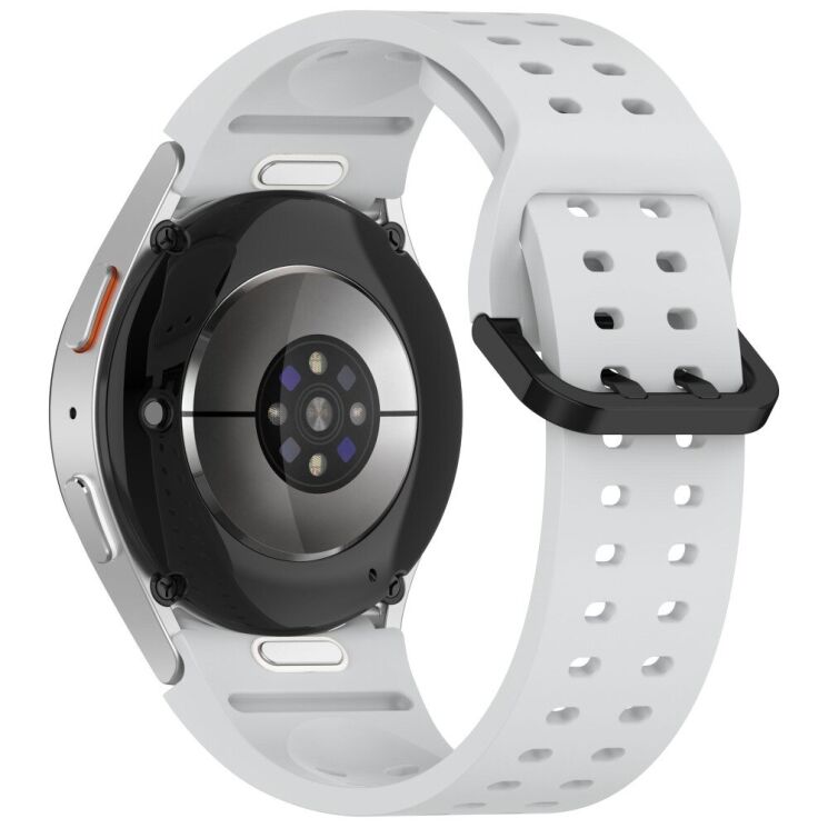 Ремінець Deexe Sport Loop для Samsung Galaxy Watch 4 / 5 / 6 / 7 / FE (40mm) - Grey: фото 1 з 12