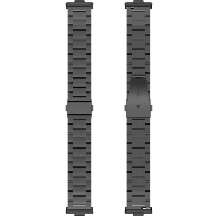 Ремінець Deexe Stainless Steel для Huawei Watch Fit 3 - Black: фото 3 з 6