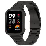 Ремінець Deexe Stainless Steel для Xiaomi Redmi Watch 3 - Black: фото 1 з 9