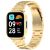 Ремешок Deexe Stainless Steel для Xiaomi Redmi Watch 3 Active / 3 Lite - Gold: фото 1 из 8