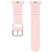 Ремешок Deexe Stripes Series для Apple Watch 42 (Series 10) / 41 / 40 / SE 40 / 38 - Light Pink (251855LP). Фото 3 из 7