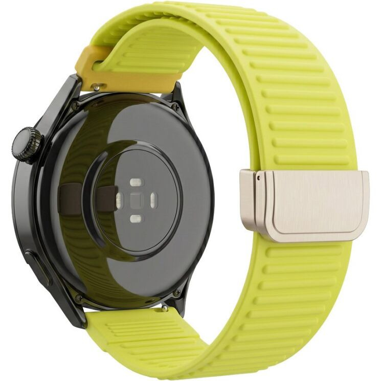Ремінець для годинника Deexe Active Loop для годинників з шириною кріплення 22мм - Yellow (895565Y) Ремінець для годинника Deexe Active Loop для годинників з шириною кріплення 22мм - Yellow: фото 1 з 7