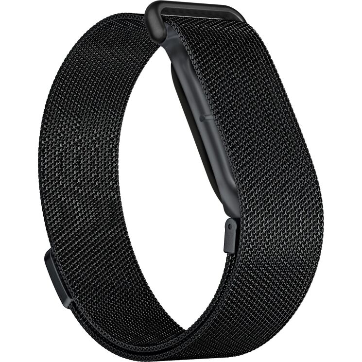 Ремешок для часов Deexe Milanese Loop для Google Fitbit Air - Black (258015B) Ремешок для часов Deexe Milanese Loop для Google Fitbit Air - Black: фото 3 из 6