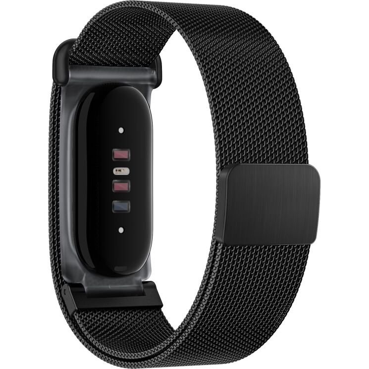 Ремешок для часов Deexe Milanese Loop для Google Fitbit Air - Black (258015B) Ремешок для часов Deexe Milanese Loop для Google Fitbit Air - Black: фото 2 из 6