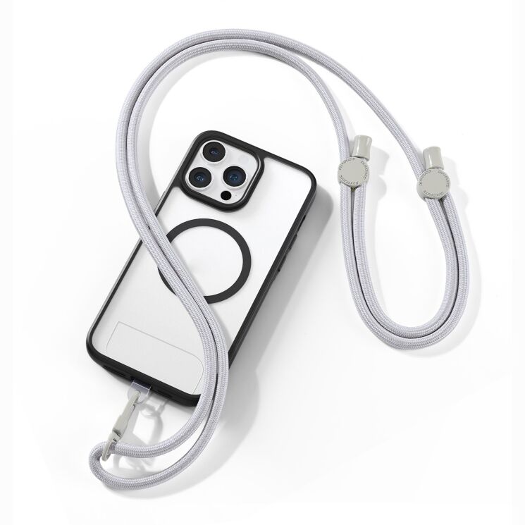Ремінець для смартфона Deexe Plaz Series - Grey (983024H) Ремінець для смартфона Deexe Plaz Series - Grey: фото 2 з 13