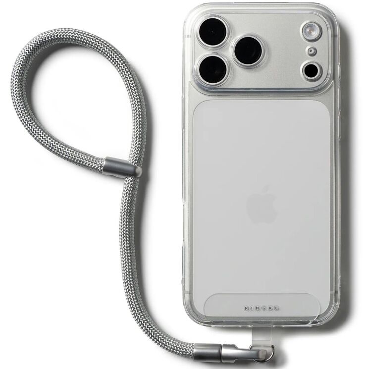 Ремешок для смартфона Ringke Holder Link Flow Hand Strap (P-Type) 8800328814134 - Silky Silver (983034SS) Ремешок для смартфона Ringke Holder Link Flow Hand Strap (P-Type) 8800328814134 - Silky Silver: фото 1 из 16
