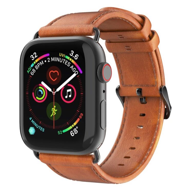 Ремешок DUX DUCIS Business Series для Apple Watch 42 (Series 10) / 41 / 40 / SE 40 / 38 - Brown: фото 2 из 19