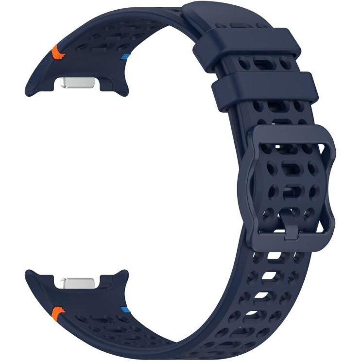 Ремешок Reframe Holes Design для Samsung Galaxy Watch 8 (40/44mm) / 8 Classic - Midnight Blue (384116MB) Ремешок Reframe Holes Design для Samsung Galaxy Watch 8 (40/44mm) / 8 Classic - Midnight Blue: фото 3 из 7