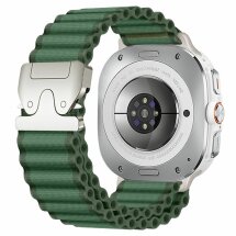 Ремешок Reframe Ripple Pattern для Samsung Galaxy Watch Ultra (47mm) / Ultra (2025) - Green: фото 1 из 7