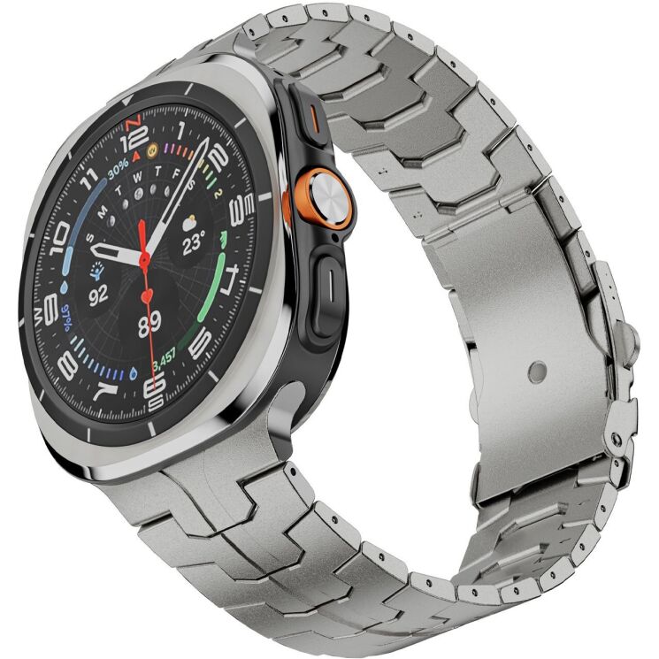 Ремешок Reframe Titanium Band для Samsung Galaxy Watch Ultra (47mm) / Ultra (2025) - Titanium (358073T) Ремешок Reframe Titanium Band для Samsung Galaxy Watch Ultra (47mm) / Ultra (2025) - Titanium: фото 3 из 3