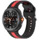 Ремешок Reframe Vertical Strip для Samsung Galaxy Watch 8 (40/44mm) / 8 Classic / Ultra (2025) - Black / Red (384002BR). Фото 2 из 5