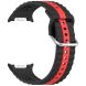 Ремешок Reframe Vertical Strip для Samsung Galaxy Watch 8 (40/44mm) / 8 Classic / Ultra (2025) - Black / Red (384002BR). Фото 1 из 5