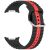 Ремінець Reframe Vertical Strip для Samsung Galaxy Watch 8 (40/44mm) / 8 Classic (43/47mm) / Ultra 2 - Black / Red: фото 1 з 5
