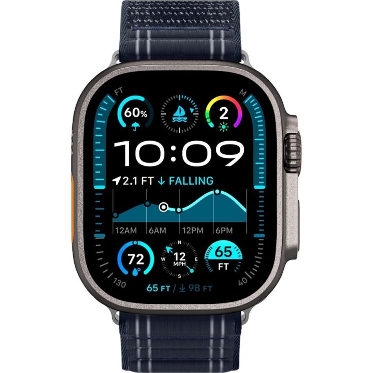 Ремінець Spigen WBF0 для Apple Watch 42 / 44 / SE 44 / 45 / Ultra / Ultra 2 / Ultra 3 (49mm) AMP10143 - Navy: фото 2 з 18