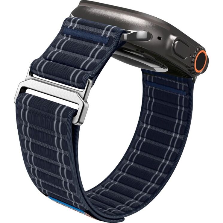 Ремінець Spigen WBF0 для Apple Watch 42 / 44 / SE 44 / 45 / Ultra / Ultra 2 / Ultra 3 (49mm) AMP10143 - Navy: фото 6 з 18
