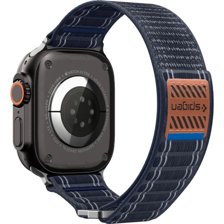 Ремінець Spigen WBF0 для Apple Watch 42 / 44 / SE 44 / 45 / Ultra / Ultra 2 / Ultra 3 (49mm) AMP10143 - Navy: фото 7 з 18