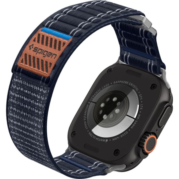 Ремінець Spigen WBF0 для Apple Watch 42 / 44 / SE 44 / 45 / Ultra / Ultra 2 / Ultra 3 (49mm) AMP10143 - Navy: фото 8 з 18