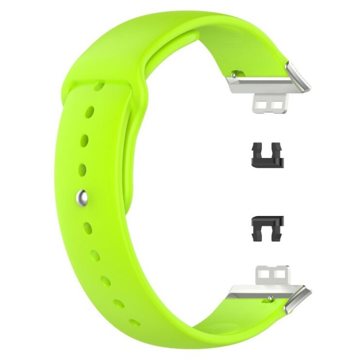 Ремешок UniCase Original Style для Huawei Watch Fit - Yellow / Green: фото 2 из 5