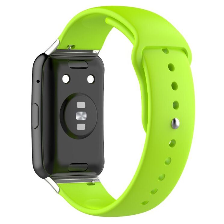 Ремешок UniCase Original Style для Huawei Watch Fit - Yellow / Green: фото 3 из 5