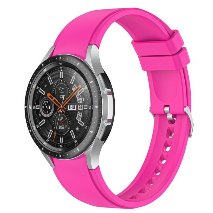Ремешок UniCase Silicone Strap для Samsung Galaxy Watch 4 Classic (46mm) / Watch 4 Classic (42mm) / Watch 4 (40mm) / Watch 4 (44mm) - Rose: фото 2 из 3