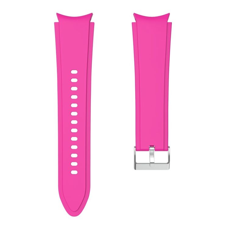 Ремешок UniCase Silicone Strap для Samsung Galaxy Watch 4 Classic (46mm) / Watch 4 Classic (42mm) / Watch 4 (40mm) / Watch 4 (44mm) - Rose: фото 3 из 3