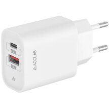 Мережевий зарядний пристрій ACCLAB&nbsp;AL-TC452 PD45W + QC4.0 (USB + Type-C) - White: фото 1 з 8