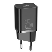Мережевий зарядний пристрій Baseus Super Si Quick Charger 1C (25W) CCSP020101 - Black: фото 1 з 17