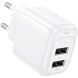 Сетевое зарядное устройство Hoco CS51A Surplus (2USB, 2.4A) - White (960137W). Фото 2 из 8