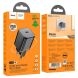 Сетевое зарядное устройство Hoco N40 Mighty 1C PD20W - Black (346138B). Фото 5 из 7