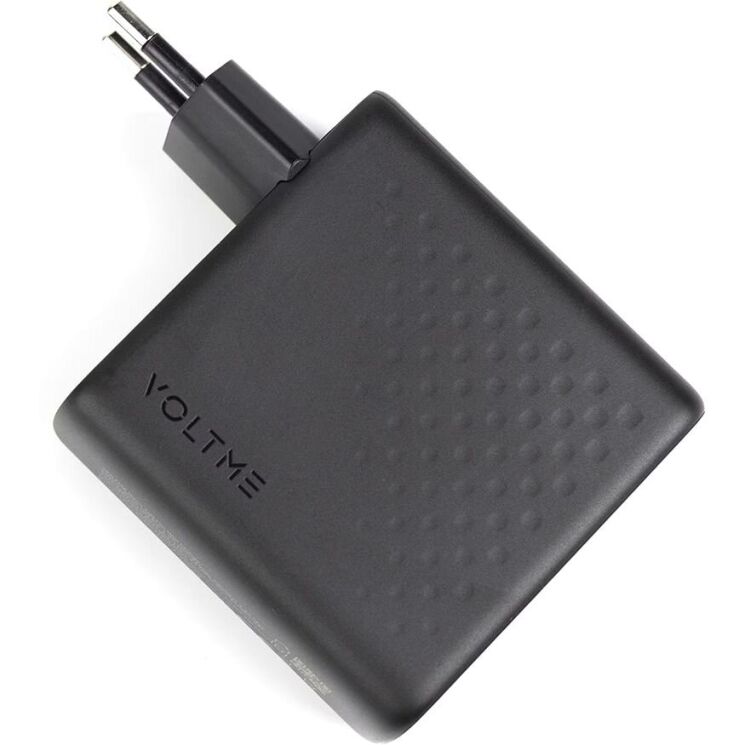 Сетевое зарядное устройство Voltme Revo 100 Pro PD100W (3Type-C + USB) - Black: фото 2 из 8