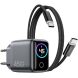Сетевое зарядное устройство WIWU CHG500 Voyager PD45W (Type-C) + кабель Type-C to Type-C - Grey (995670H). Фото 1 из 8