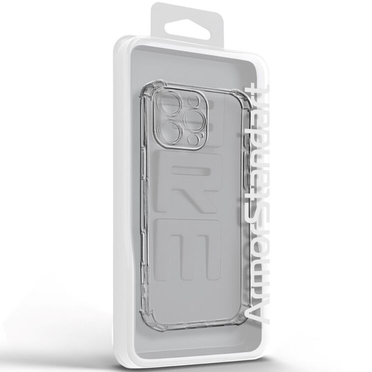 Силиконовый (TPU) чехол ArmorStandart Air Force для Apple iPhone 16 Pro Max - Clear: фото 2 из 6
