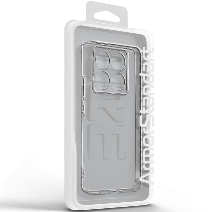 Силиконовый (TPU) чехол ArmorStandart Air Series для Xiaomi 14T Pro - Clear: фото 3 из 6