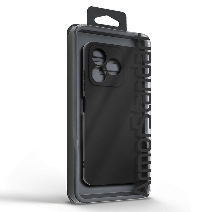 Силиконовый (TPU) чехол ArmorStandart Matte Slim Fit для ZTE Nubia V60 - Black: фото 2 из 5
