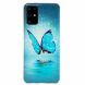 Силиконовый (TPU) чехол Deexe LumiCase для Samsung Galaxy S20 Plus (G985) - Blue Butterfly (314064D). Фото 2 из 7