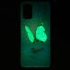 Силиконовый (TPU) чехол Deexe LumiCase для Samsung Galaxy S20 Plus (G985) - Blue Butterfly (314064D). Фото 7 из 7