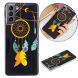 Силиконовый (TPU) чехол Deexe LumiCase для Samsung Galaxy S21 FE (G990) - Feather Wind Chimes (230642A). Фото 1 из 4