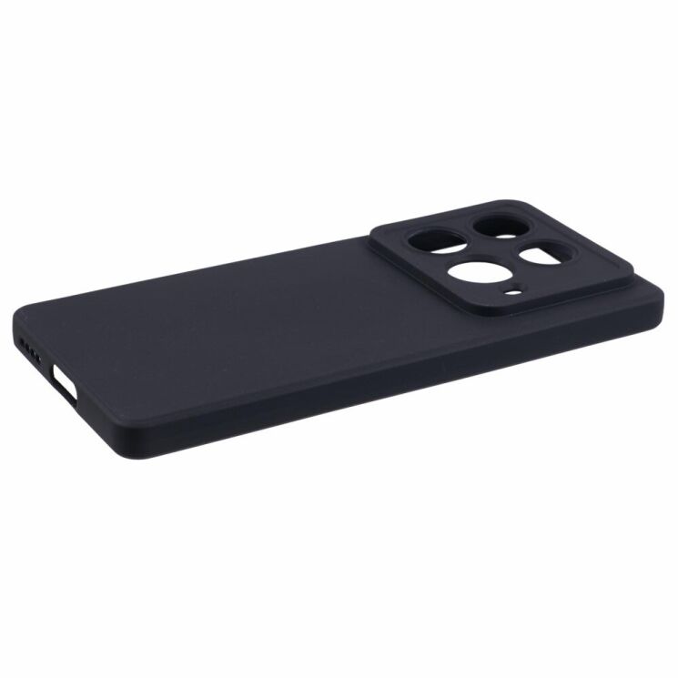Силиконовый (TPU) чехол Deexe Matte Case для Infinix Note 40 - Black: фото 5 из 6