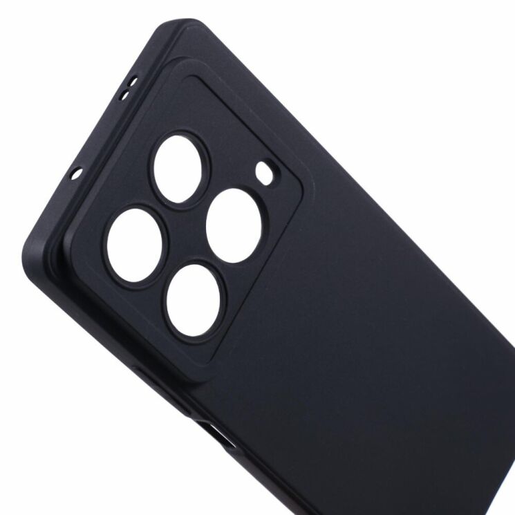 Силиконовый (TPU) чехол Deexe Matte Case для Infinix Note 40 - Black: фото 6 из 6