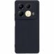 Силиконовый (TPU) чехол Deexe Matte Case для Infinix Note 40 - Black (351415B). Фото 1 из 6