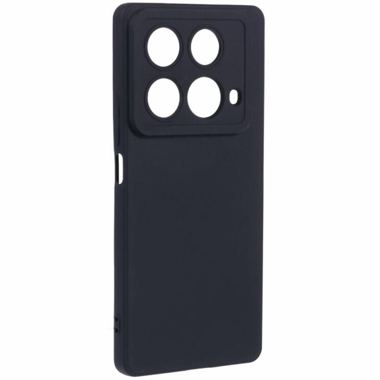 Силиконовый (TPU) чехол Deexe Matte Case для Infinix Note 40 - Black: фото 3 из 6