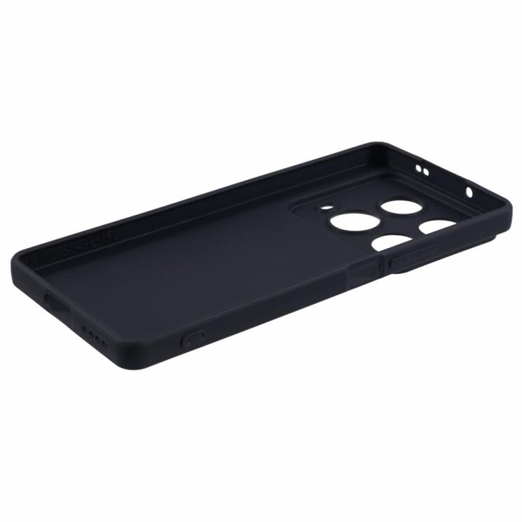 Силиконовый (TPU) чехол Deexe Matte Case для Infinix Note 40 - Black: фото 4 из 6