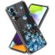 Силиконовый (TPU) чехол Deexe Pretty Glossy для Samsung Galaxy A05s (A057) - Blue Flower (340347I). Фото 1 из 3
