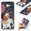 Силиконовый (TPU) чехол Deexe Pretty Things для Samsung Galaxy J4+ (J415) - Flower and Elephant (201545D)