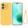 Силіконовий (TPU) чохол Deexe Silicone Case для Honor 600 Lite - Yellow (411813Y)
