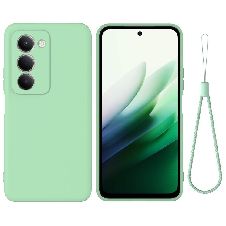 Силіконовий (TPU) чохол Deexe Silicone Case для Xiaomi Redmi 15 - Green: фото 1 з 9