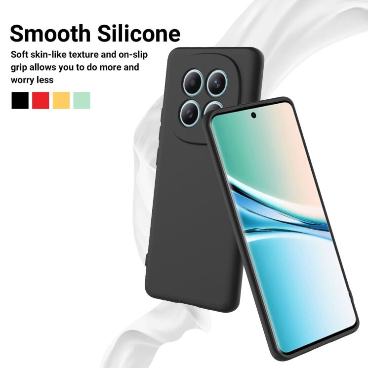 Силиконовый (TPU) чехол Deexe Silicone Case для Xiaomi Redmi Note 15 - Black: фото 4 из 9