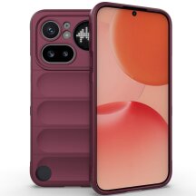 Силиконовый (TPU) чехол Deexe Terra Case для Nothing Phone (4a) Pro - Wine Red: фото 1 из 6