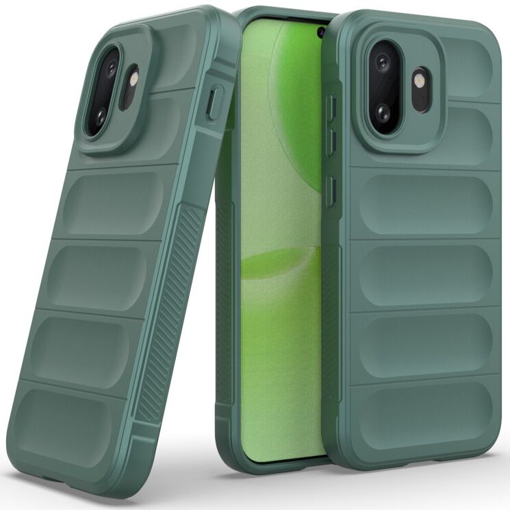 Силиконовый (TPU) чехол Deexe Terra Case для OnePlus 15T - Green: фото 2 из 6