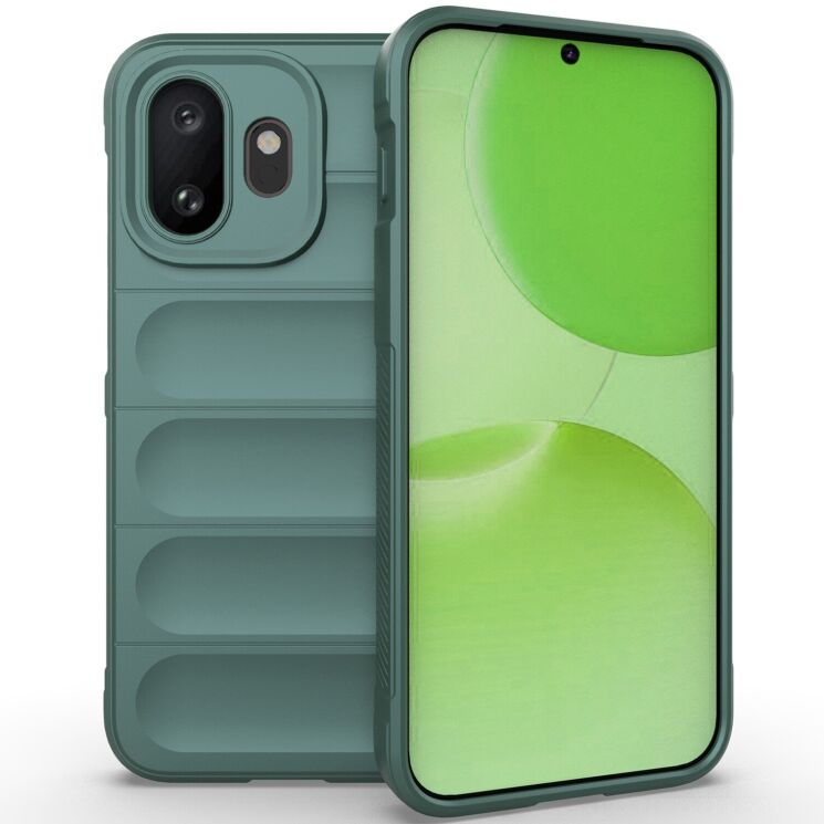 Силиконовый (TPU) чехол Deexe Terra Case для OnePlus 15T - Green: фото 1 из 6